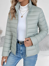 Isabel | Damen Leichte Gesteppte Steppjacke mit Stehkragen