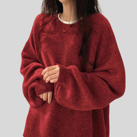 Wera | Damen Oversized Langärmliger Pullover