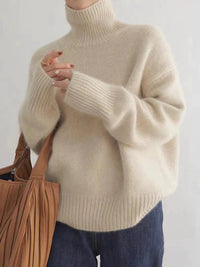 Josephine | Damen Wollmix Strick Rollkragenpullover