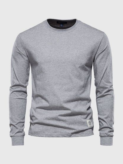 Eric | Herren Casual Slim Fit Langarm T-Shirt