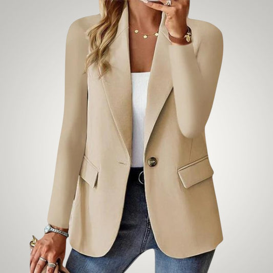 Maja | Damen Lässiger Reverskragen Taillierter Blazer