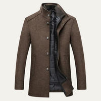 Michael | Herren Klassischer Gefütterter Trenchcoat