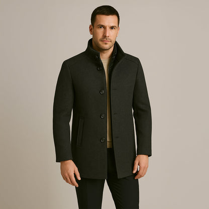 Michael | Herren Klassischer Gefütterter Trenchcoat