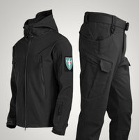 Michael | Herren Taktische Funktionale Kapuze Jacke