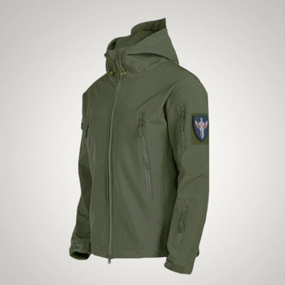 Michael | Herren Taktische Funktionale Kapuze Jacke