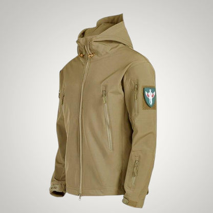Michael | Herren Taktische Funktionale Kapuze Jacke
