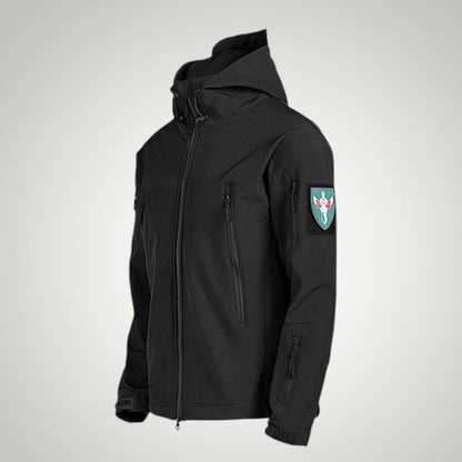 Michael | Herren Taktische Funktionale Kapuze Jacke