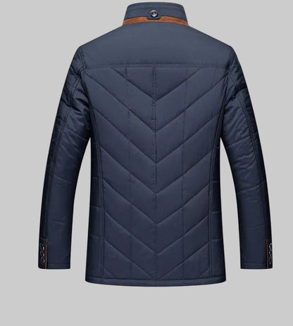 Moritz | Herren Gesteppte Wattierte Winterjacke mit Stehkragen