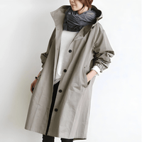 Amelia | Damen Wasserdichte Geknöpfter Trenchcoat Mantel
