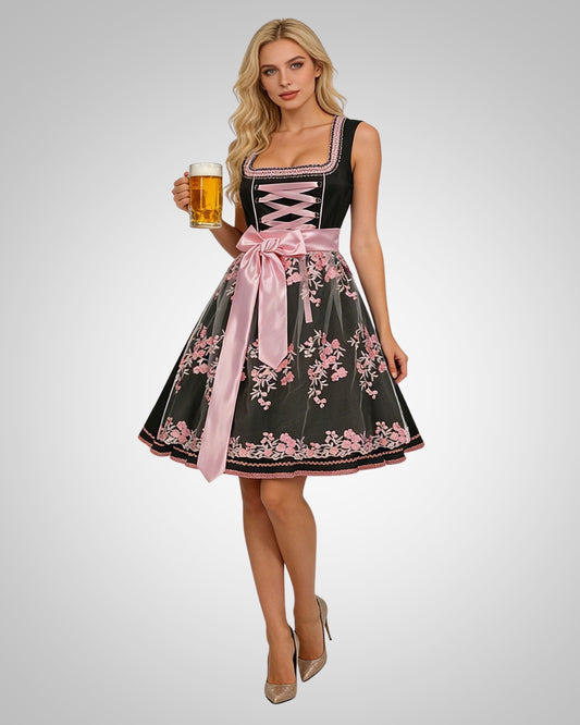 Paula | Damen Traditionelles Besticktes Dirndl