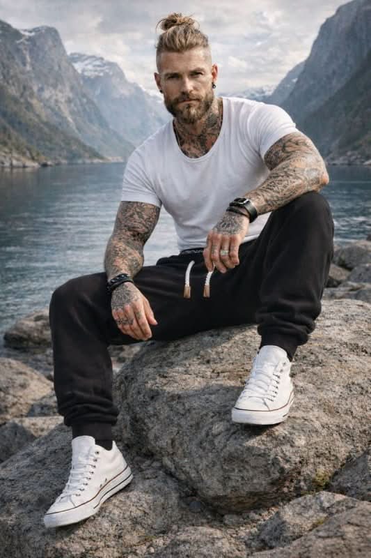 Rainer | Herren Relaxed Fit Kordelzug Jogginghose