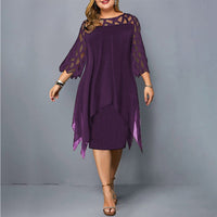 Martina | Damen Elegantes Tailliertes Kleid