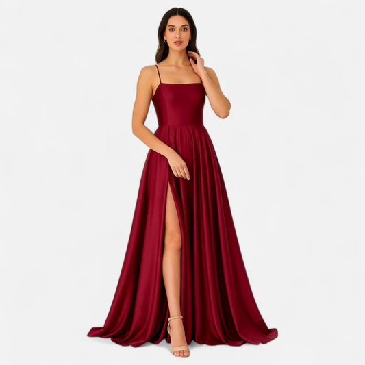 Margaret | Damen Elegantes Hochzeitsgäste Maxikleid