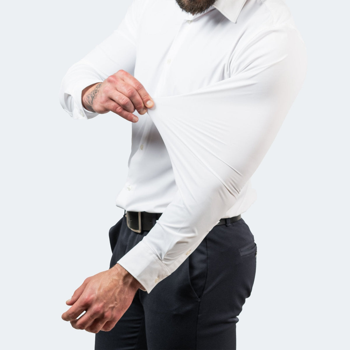 Jonathan | Herren Knitterfreies Stretchhemd