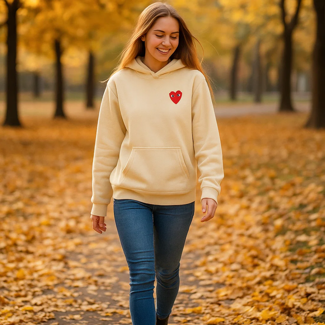 Theresa | Damen Lässiger Bequemer Kapuzenpullover