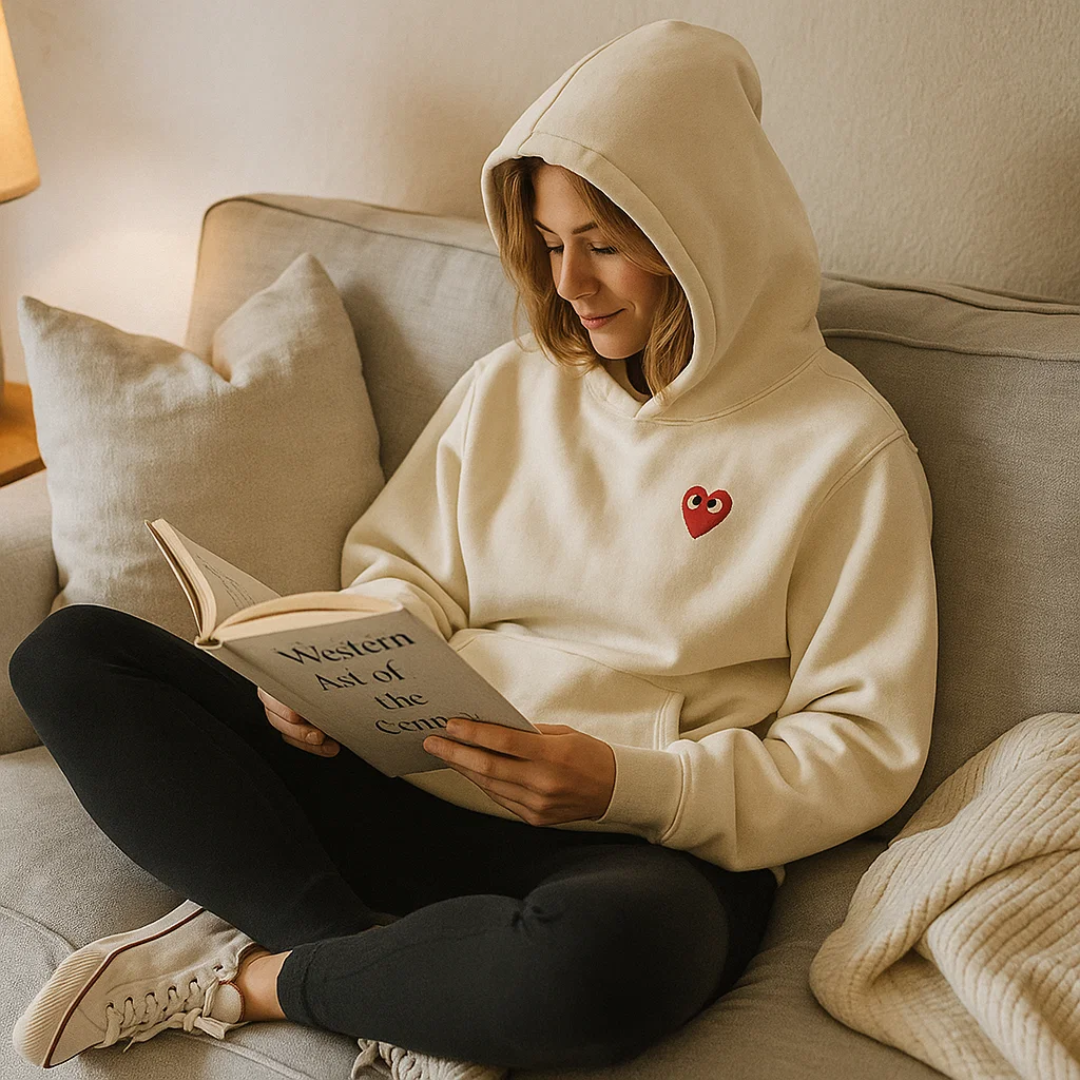 Theresa | Damen Lässiger Bequemer Kapuzenpullover