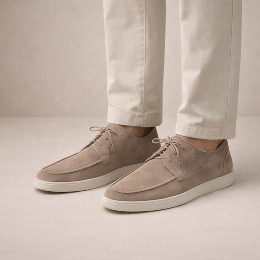 Tobias | Herren Lässige Schnürung Leder Loafer