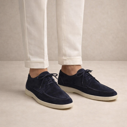 Tobias | Herren Lässige Schnürung Leder Loafer