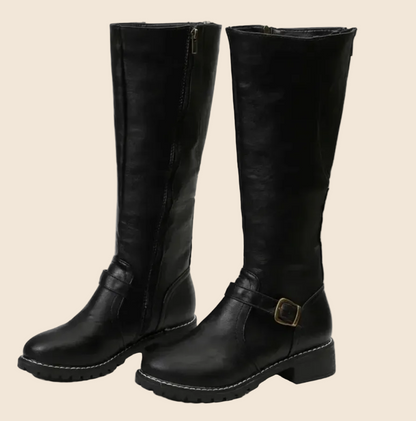 Oda | Damen Lässige Kniehohe Orthopädische Stiefel