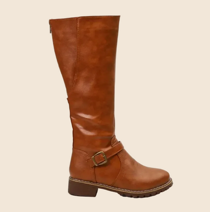 Oda | Damen Lässige Kniehohe Orthopädische Stiefel