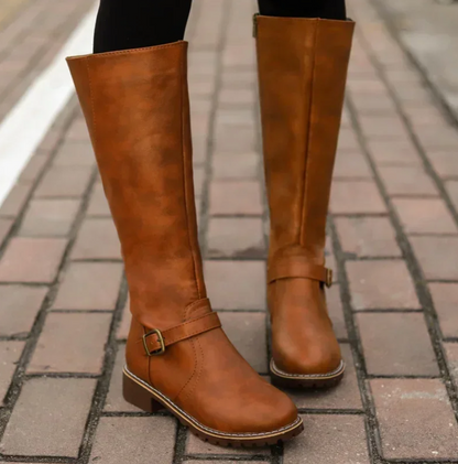 Karin | Damen Kniehohe Orthopädische Stiefel