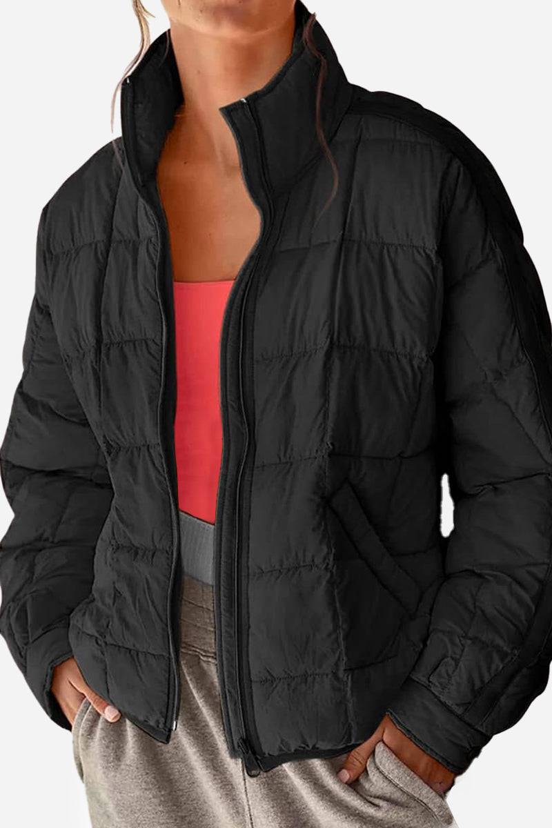 Ute | Damen Gesteppte Leichte Steppjacke mit Reißverschluss