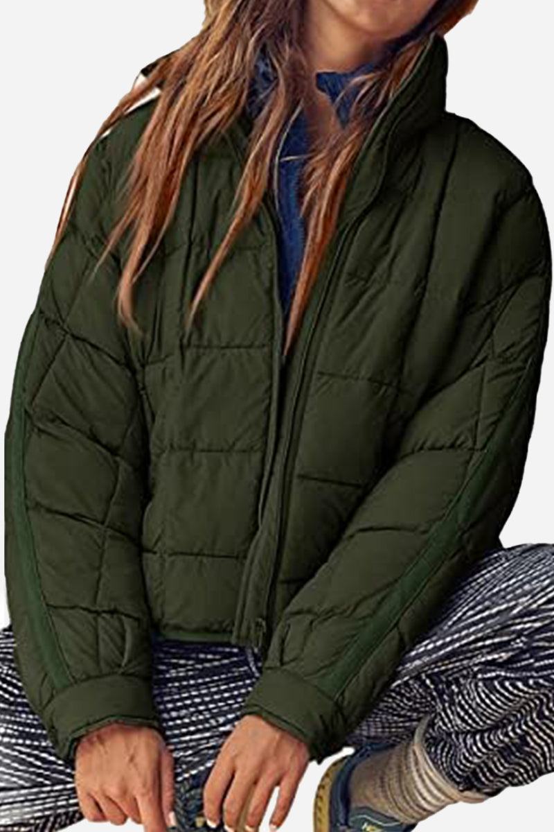 Ute | Damen Gesteppte Leichte Steppjacke mit Reißverschluss
