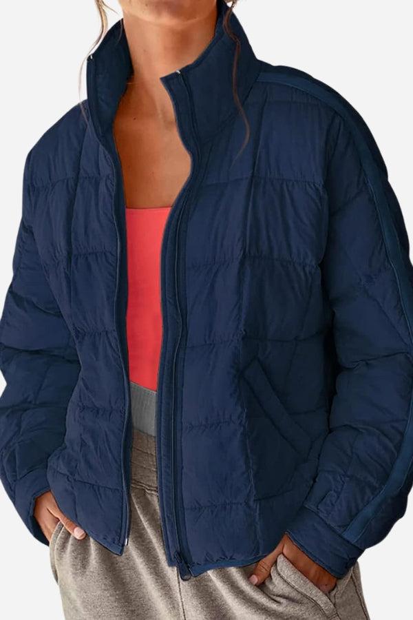 Ute | Damen Gesteppte Leichte Steppjacke mit Reißverschluss