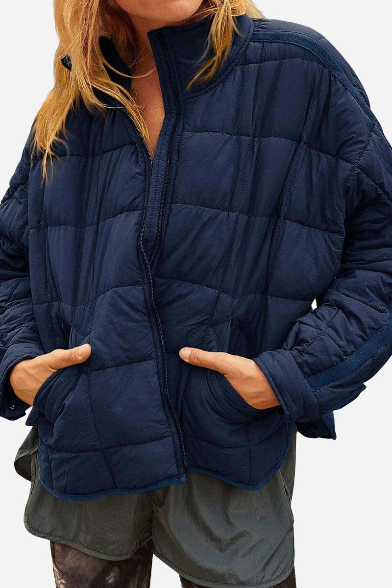 Ute | Damen Gesteppte Leichte Steppjacke mit Reißverschluss