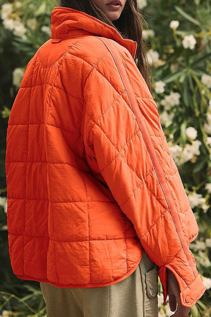 Ute | Damen Gesteppte Leichte Steppjacke mit Reißverschluss