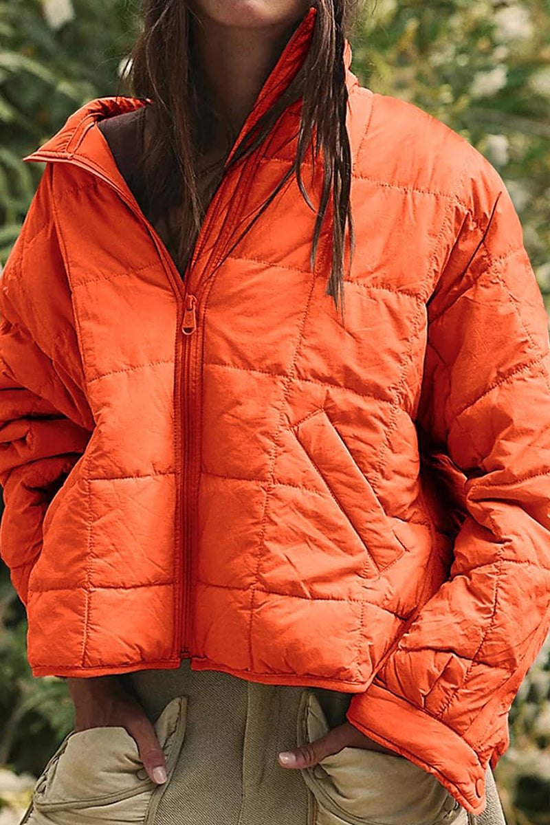 Ute | Damen Gesteppte Leichte Steppjacke mit Reißverschluss