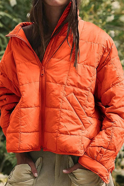 Ute | Damen Gesteppte Leichte Steppjacke mit Reißverschluss