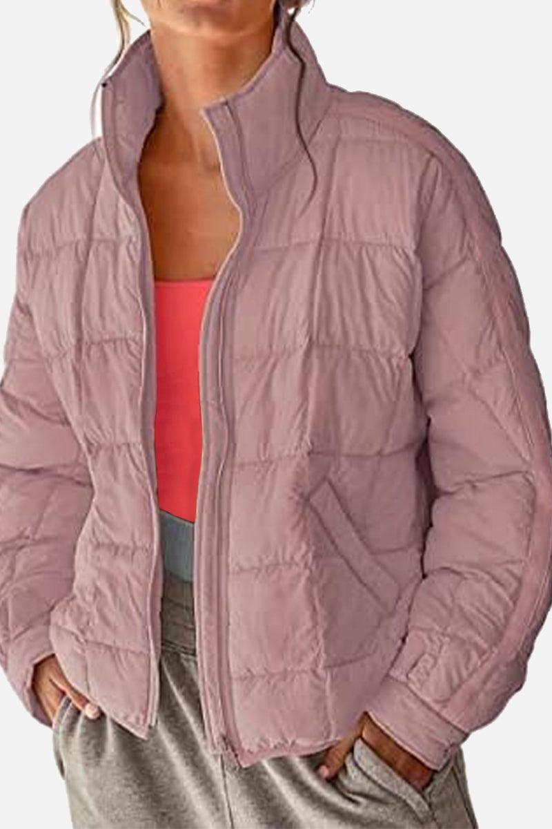 Ute | Damen Gesteppte Leichte Steppjacke mit Reißverschluss