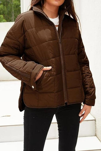 Ute | Damen Gesteppte Leichte Steppjacke mit Reißverschluss