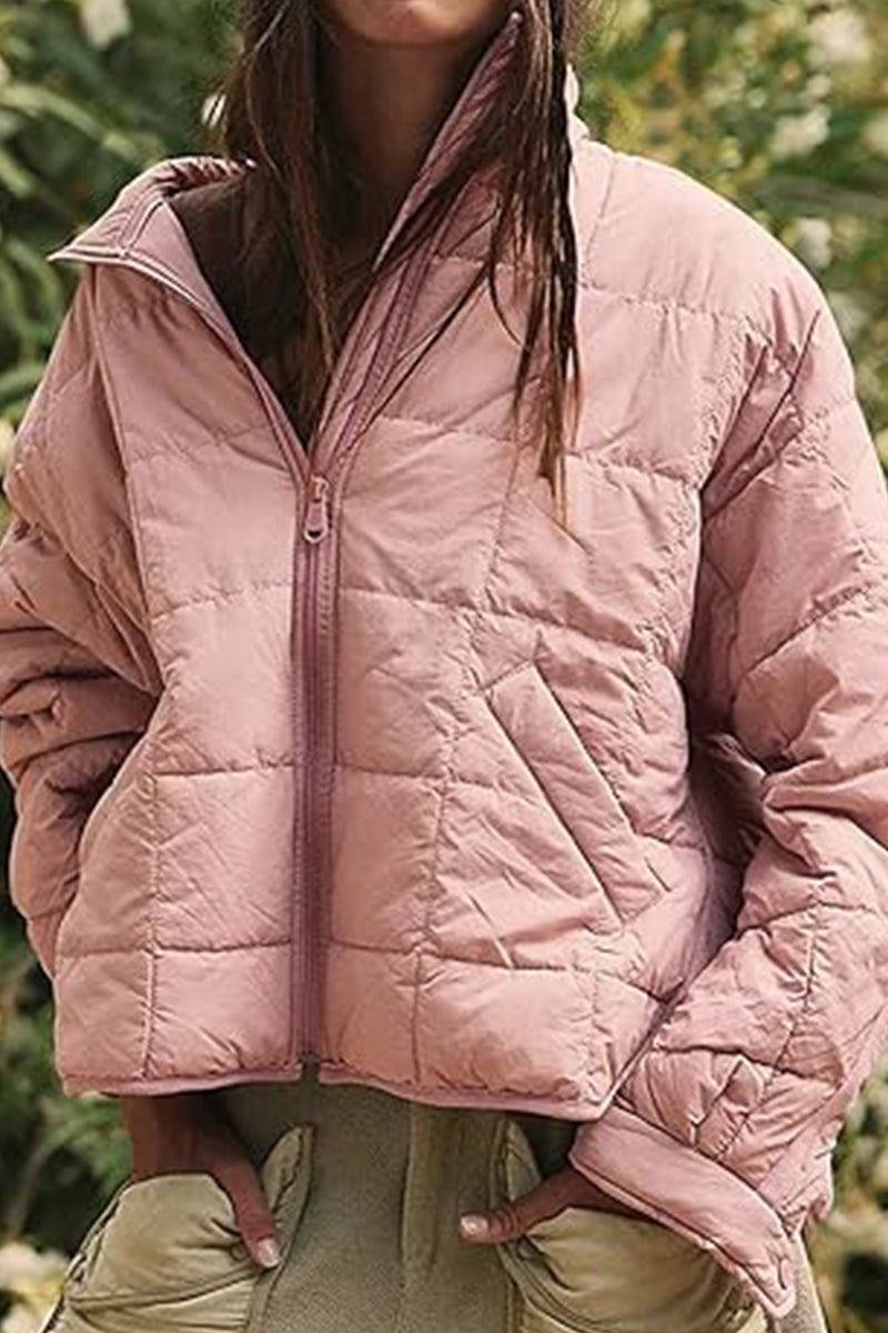 Ute | Damen Gesteppte Leichte Steppjacke mit Reißverschluss