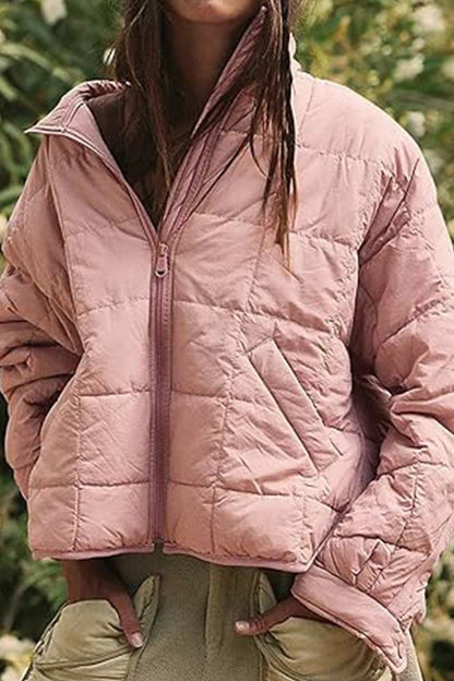 Ute | Damen Gesteppte Leichte Steppjacke mit Reißverschluss