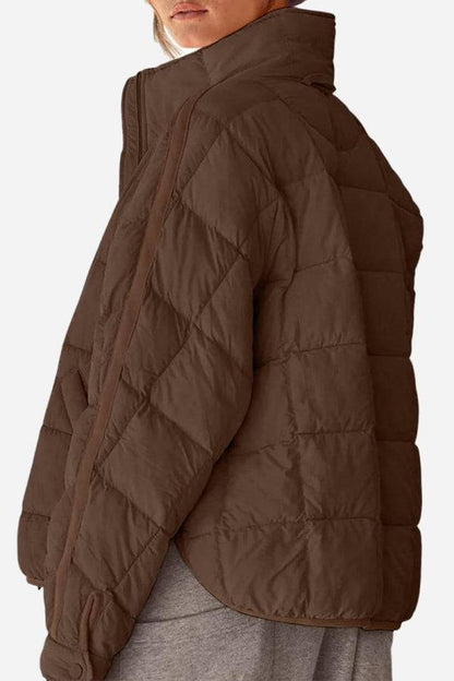 Ute | Damen Gesteppte Leichte Steppjacke mit Reißverschluss