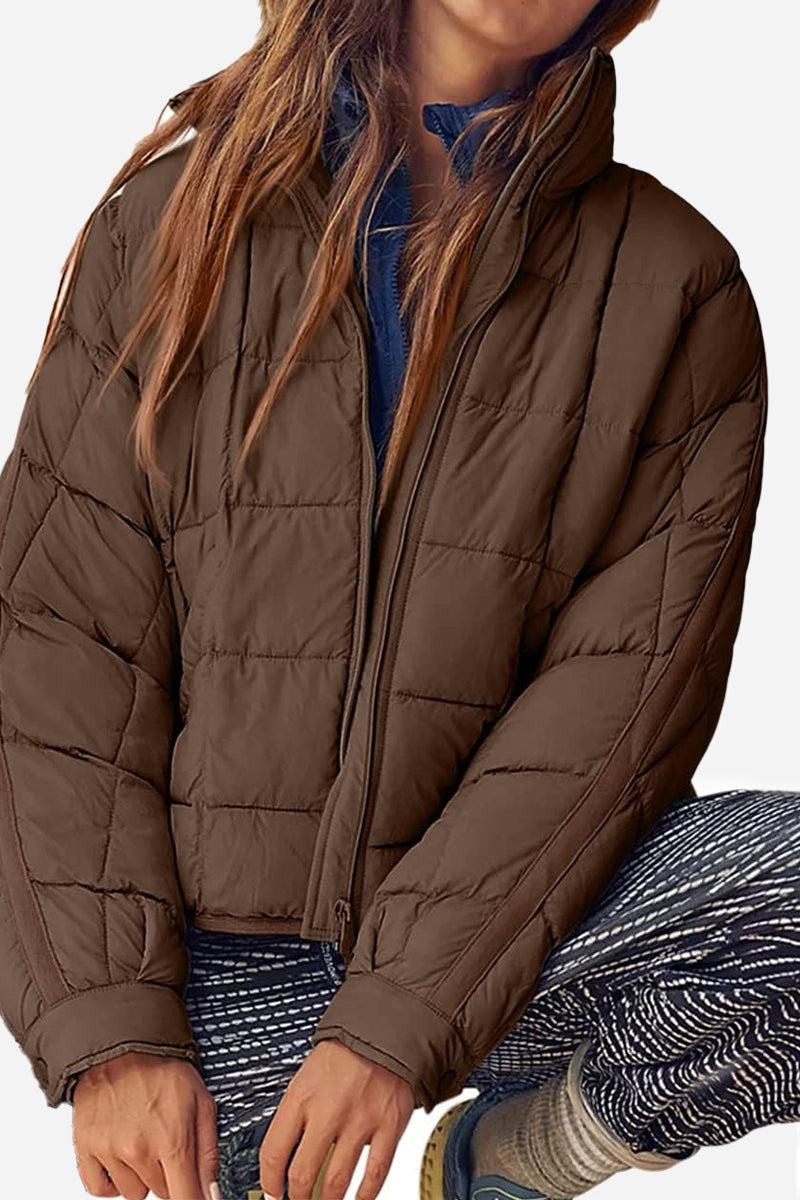 Ute | Damen Gesteppte Leichte Steppjacke mit Reißverschluss