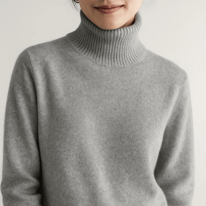 Ute | Damen Weicher Oversized Rollkragenpullover