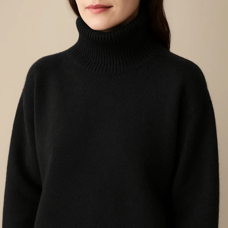 Ute | Damen Weicher Oversized Rollkragenpullover